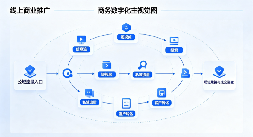 湖南线上商业推广怎么做？全域流量闭环搭建与低成本转化实战指南